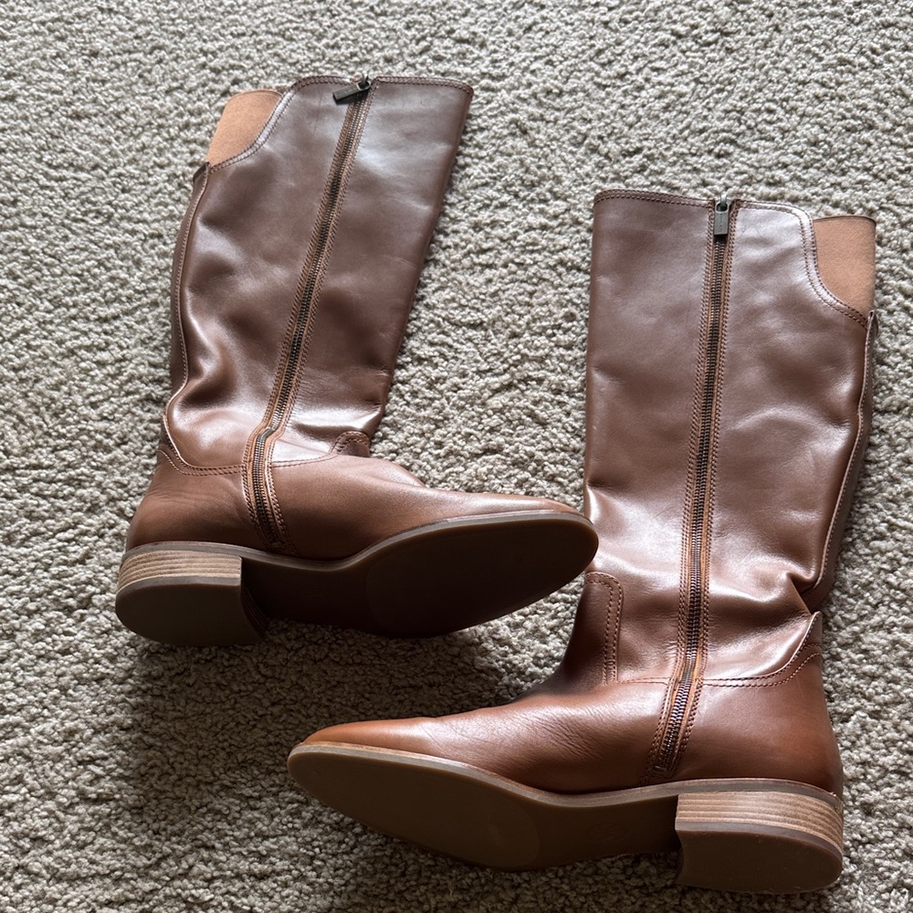 Michael Kors Women's Dora Tall Boots Luggage 10M - Picture 3 of 7